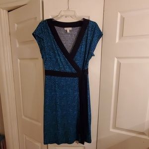 Dana Buchman- Aqua & Black Dress- never worn